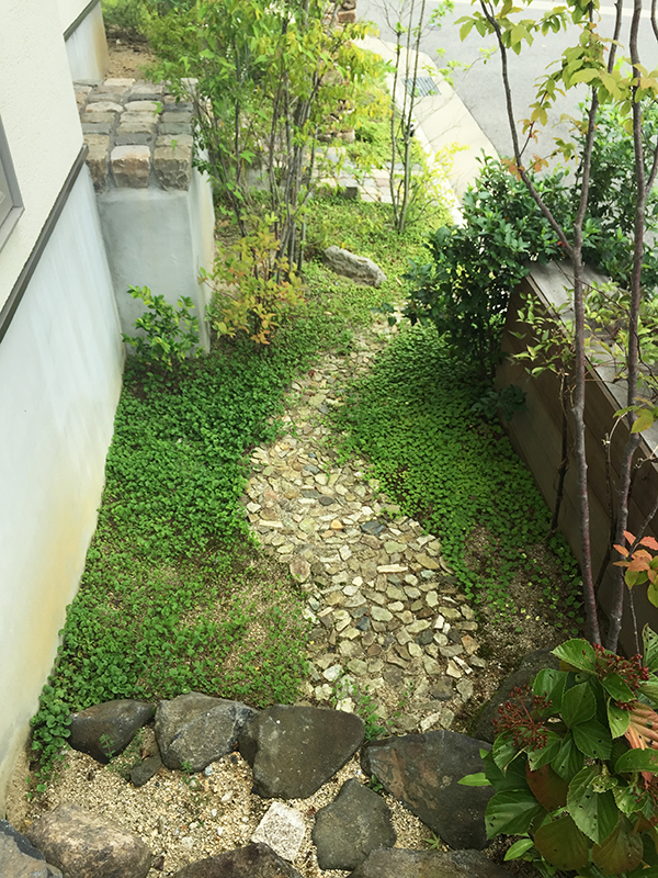 手づくりの外構 庭 造園工事は大阪池田の関東園