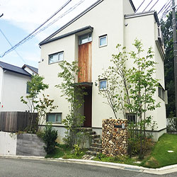 石積み門柱